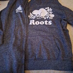 Roots Kids Charcoal Hoodie